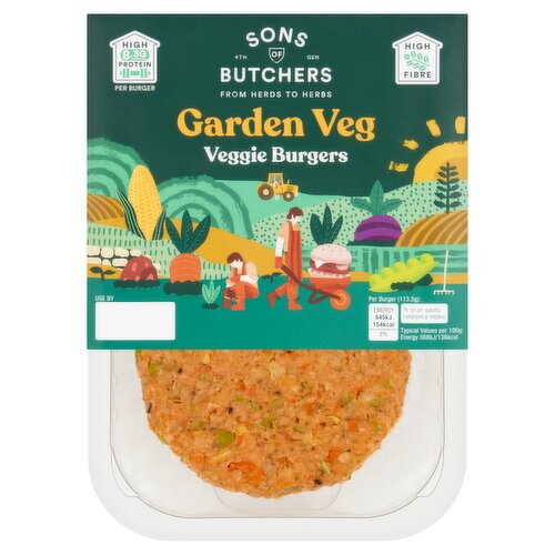 Sons of Butchers Garden Veg Veggie Burger (227 g)