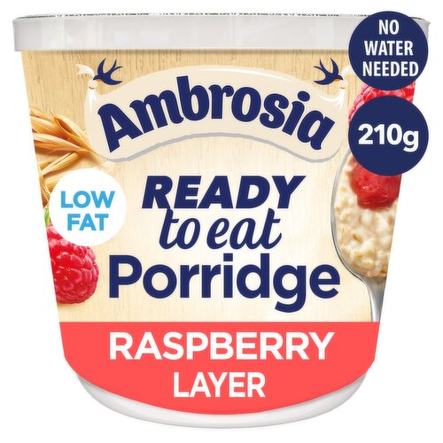 Ambrosia Ready to Eat with Raspberry Layer Porridge Pot (210 g)