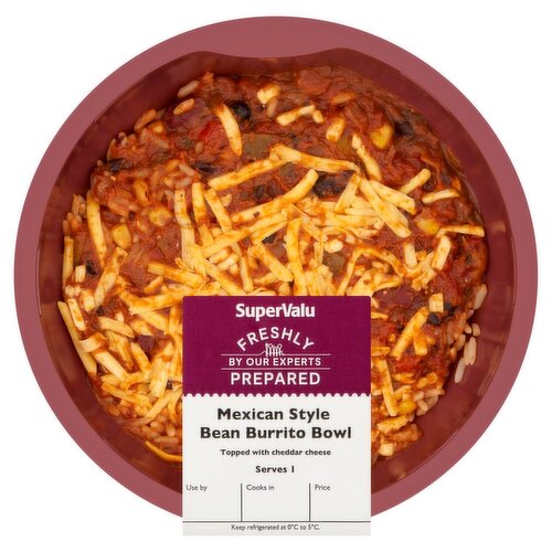 SuperValu Freshly Prepared Mexican Style Bean Burrito Bowl (450 g)