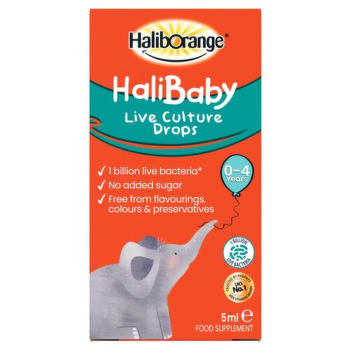 Haliborange HaliBaby Live Culture Drops (5 ml)