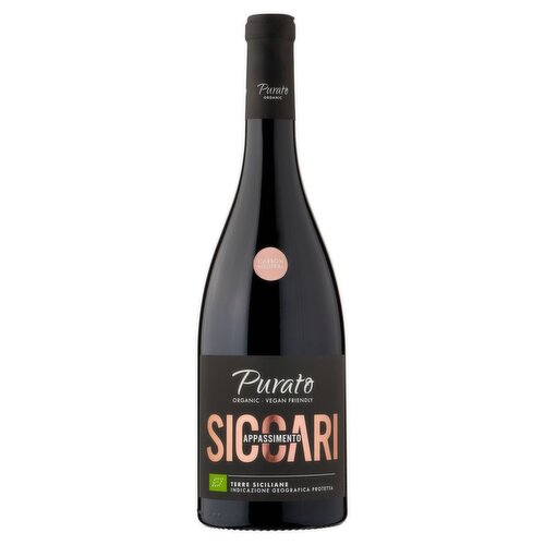 Purato Siccari Rosso Appassimento Terre Siciliane IGP Organic (75 cl)