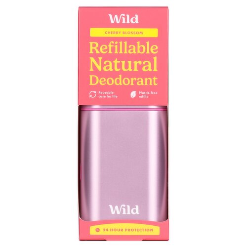 Wild Cherry Blossom Refillable Natural Deodorant Starter Pack (40 g)