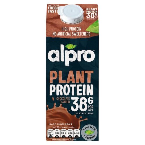 Alpro High Protein Chocolate Soya Drink (750 ml)