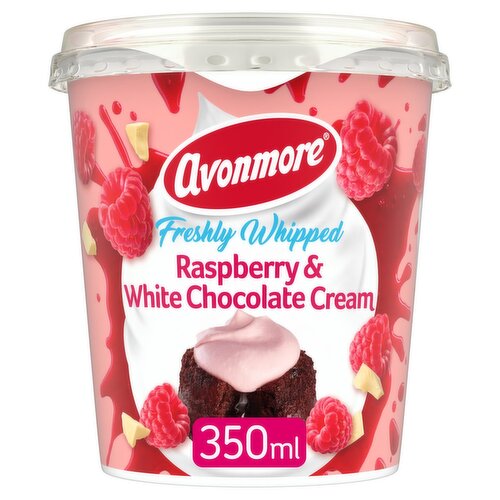 Avonmore Raspberry & White Chocolate Whipped Cream (350 ml)