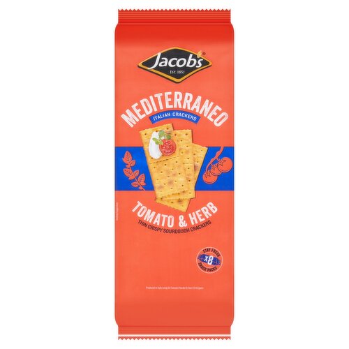 Jacob's Mediterraneo Tomato & Herb Italian Crackers (250 g)