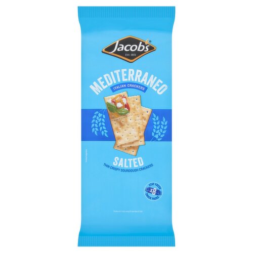 Jacob's Mediterraneo Salted Italian Crackers (250 g)