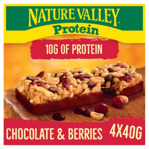 Nature Valley Chocolate & Berries Protein Bar 4 Pack (40 g)