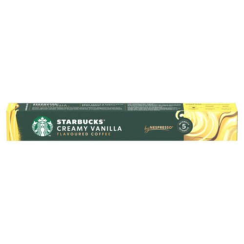 Starbucks Creamy Vanilla Nespresso Coffee 10 Capsules (51 g)