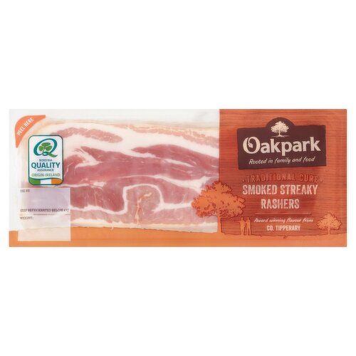 Oakpark Smoked Streaky Rashers (250 g)