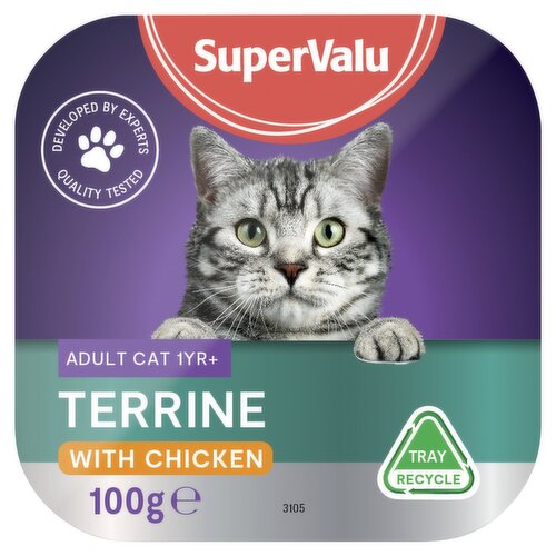 SuperValu Terrine with Chicken Adult Cat Food (100 g)