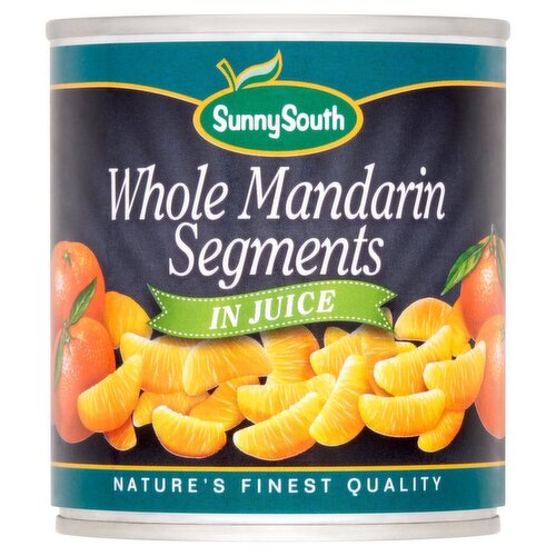 Sunny South Whole Mandarin Segments in Juice (300 g)