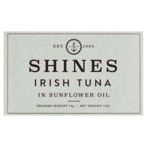 Shines Wild Irish Tuna in Sunflower Oil Tin (111 g)