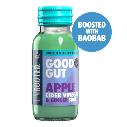 Unrooted Apple Cider Vinegar & Ginger Shot (60 ml)