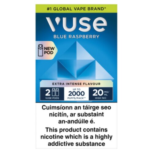 Vuse Blue Raspberry Pods 20mg (2 Piece)