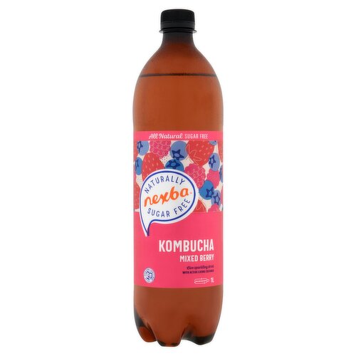 Nexba Mixed Berry Kombucha Drink Bottle (1 L)