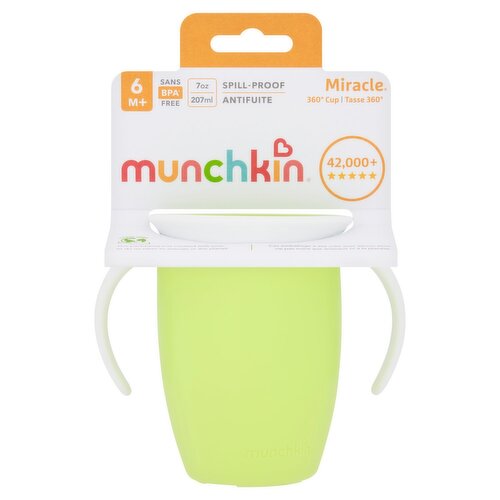 Munchkin Miracle Training Cup 7oz 6+Months (1 Piece)