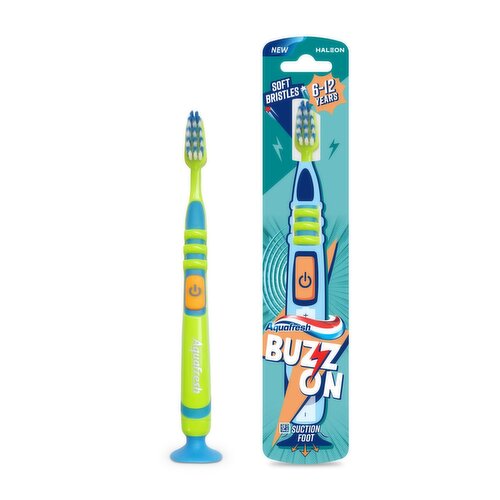 Aquafresh Buzz On Battery Toothbrush 6-12 Years (1 Piece)