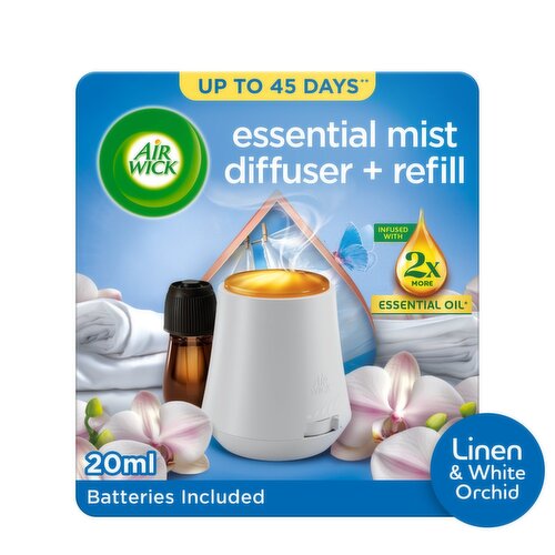 Airwick Linen & Petals Essential Mist Starter Kit (20 ml)