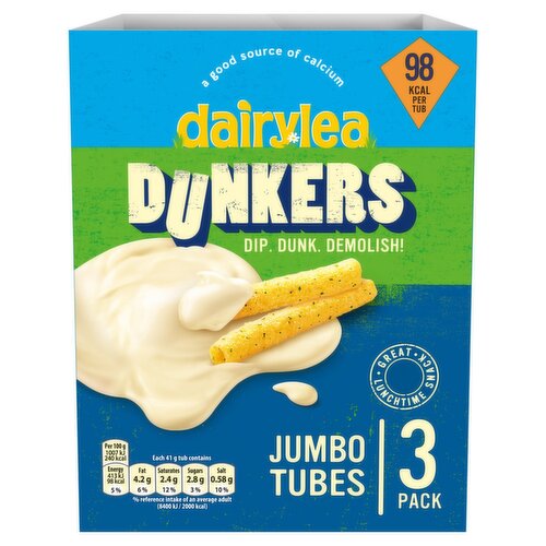 Dairylea Dunkers Jumbo Tubes 3 Pack (41 g)