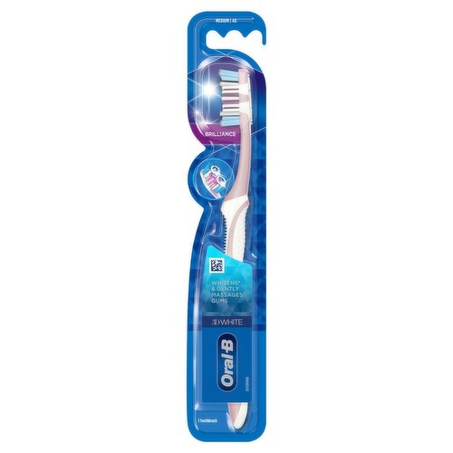 Oral-B 3D White Brilliance 40 Medium Toothbrush (1 Piece)