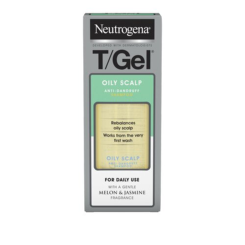 Neutrogena T/Gel Melon & Jasmine Oily Scalp Anti-Dandruff Shampoo (250 ml)