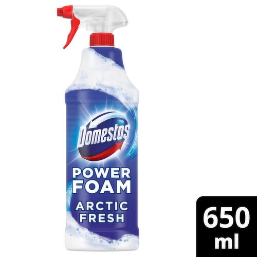 Domestos Power Foam Arctic Fresh Toilet & Bathroom Spray (650 ml)