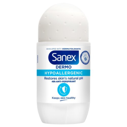 Sanex Dermo Hypoallergenic 48h Roll On Antiperspirant (50 ml)