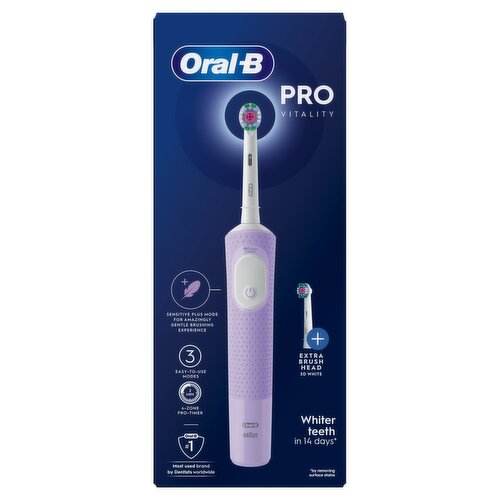 Oral-B Vitality Pro Cross Action Lilac Electric Toothbrush (1 Piece)