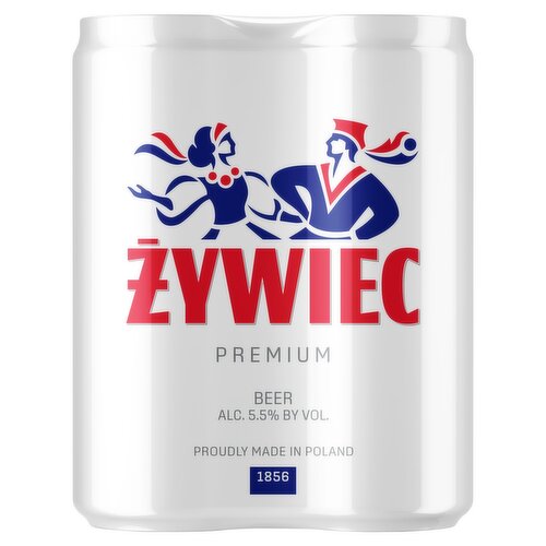 Zywiec Beer Can 4 Pack (500 ml)