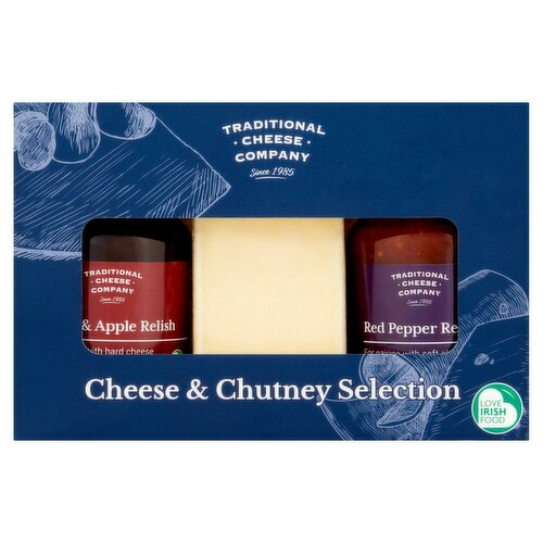 Traditional Cheese Co Cheese & Chutney Selection (330 g)