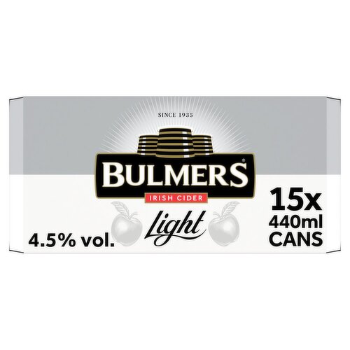 Bulmers Light Cider Can 15 Pack (440 ml)