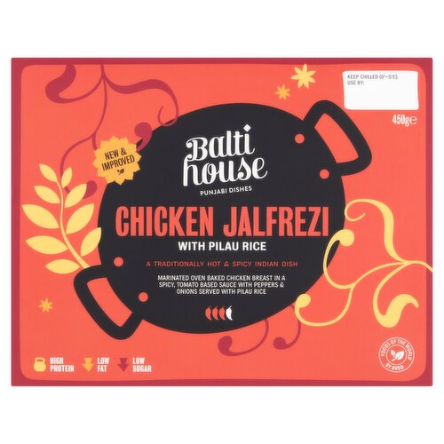 Balti House Chicken Jalfrezi with Pilau Rice (450 g)