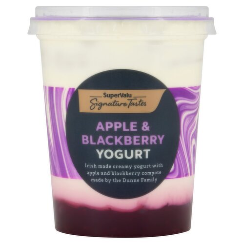 SuperValu Signature Tastes Apple & Blackberry Yogurt (450 g)