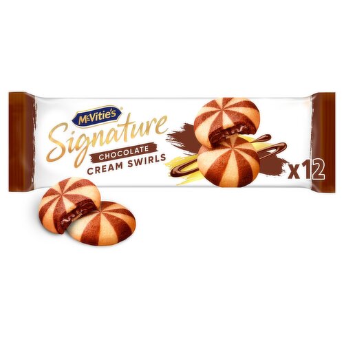 McVitie's Signature Chocolate Cream Swirls Biscuits (142 g)