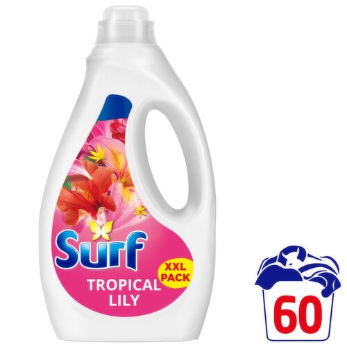 Surf Tropical Lily Laundry Liquid XXL 60 Washes (1.62 L)