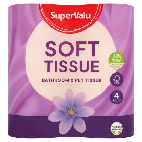 SuperValu Bathroom Family Toilet Tissue (4 Roll)