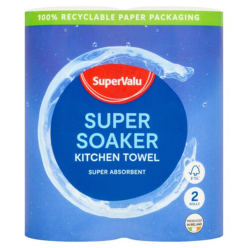 SuperValu Super Soaker Kitchen Roll (2 Roll)