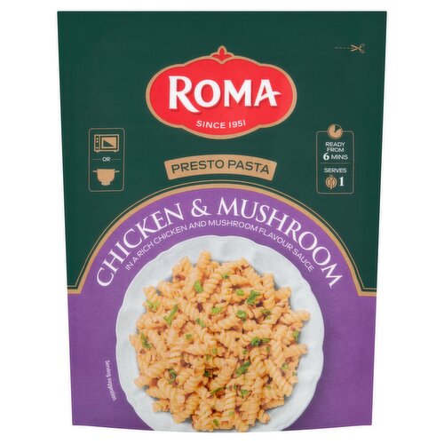 Roma Chicken & Mushroom Presto Pasta (100 g)