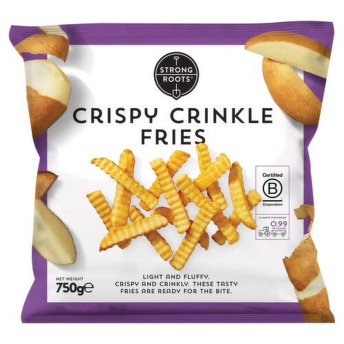 Strong Roots Crispy Crinkle Fries (750 g)