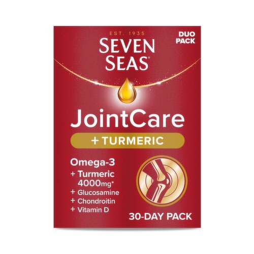 Seven Seas JointCare +Turmeric Capsules Duo Pack (60 Piece)