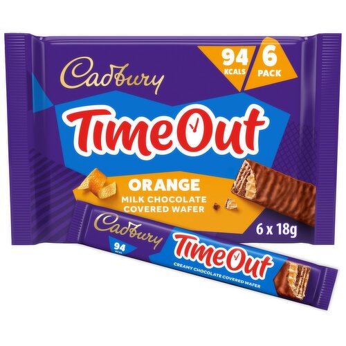 Cadbury Timeout Orange Milk Chocolate Wafer (18 g)