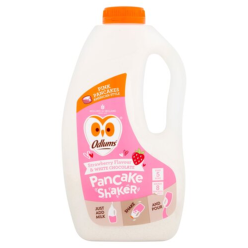 Odlums Strawberry & White Chocolate American Style Pancake Shaker (250 g)