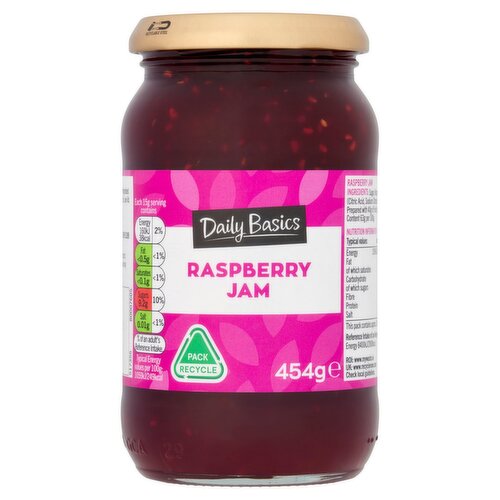 Daily Basics Raspberry Jam (454 g)