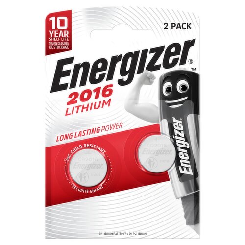 Energiser Lithium CR2016 Batteries 2 Pack (1 Piece)