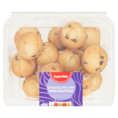 SuperValu Chocolate Chip Mini Muffins Tub (340 g)