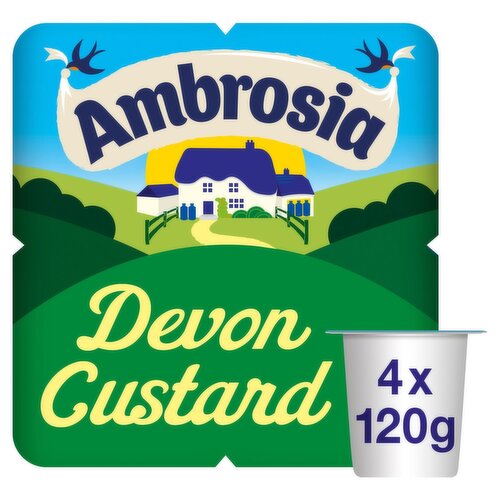 Ambrosia Devon Custard 4 Pots (120 g)
