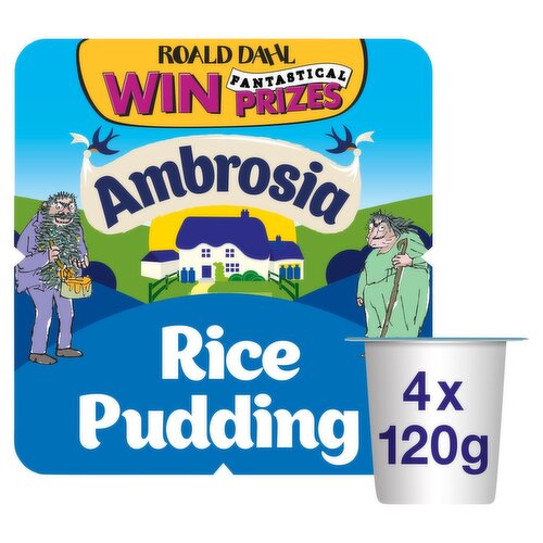 Ambrosia Rice Pudding 4 Pots (120 g)