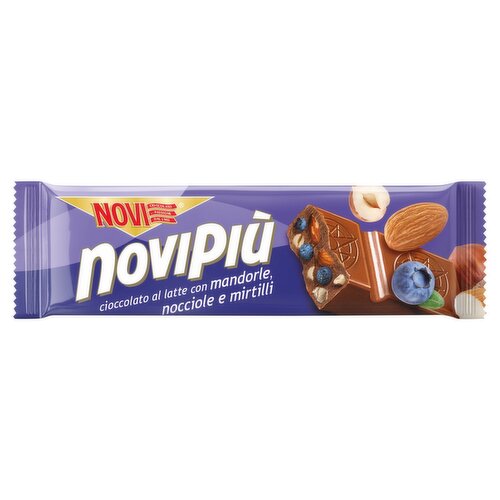Novi Piu Hazelnut & Blueberry Chocolate Bar (28 g)