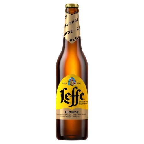 Leffe Blonde Beer Bottle (500 ml)