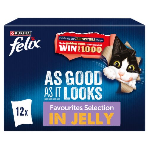 Felix As Good As it Looks Favourites Selection Wet Cat Food 12 Pack (85 g)